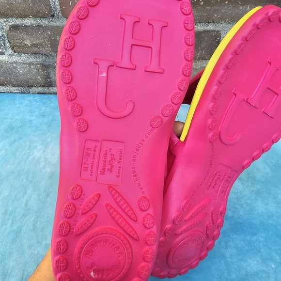 Hawaiian Jellys Slide Flip Flops Flat Sandals Women's Sz 8 - Picture 7 of 7